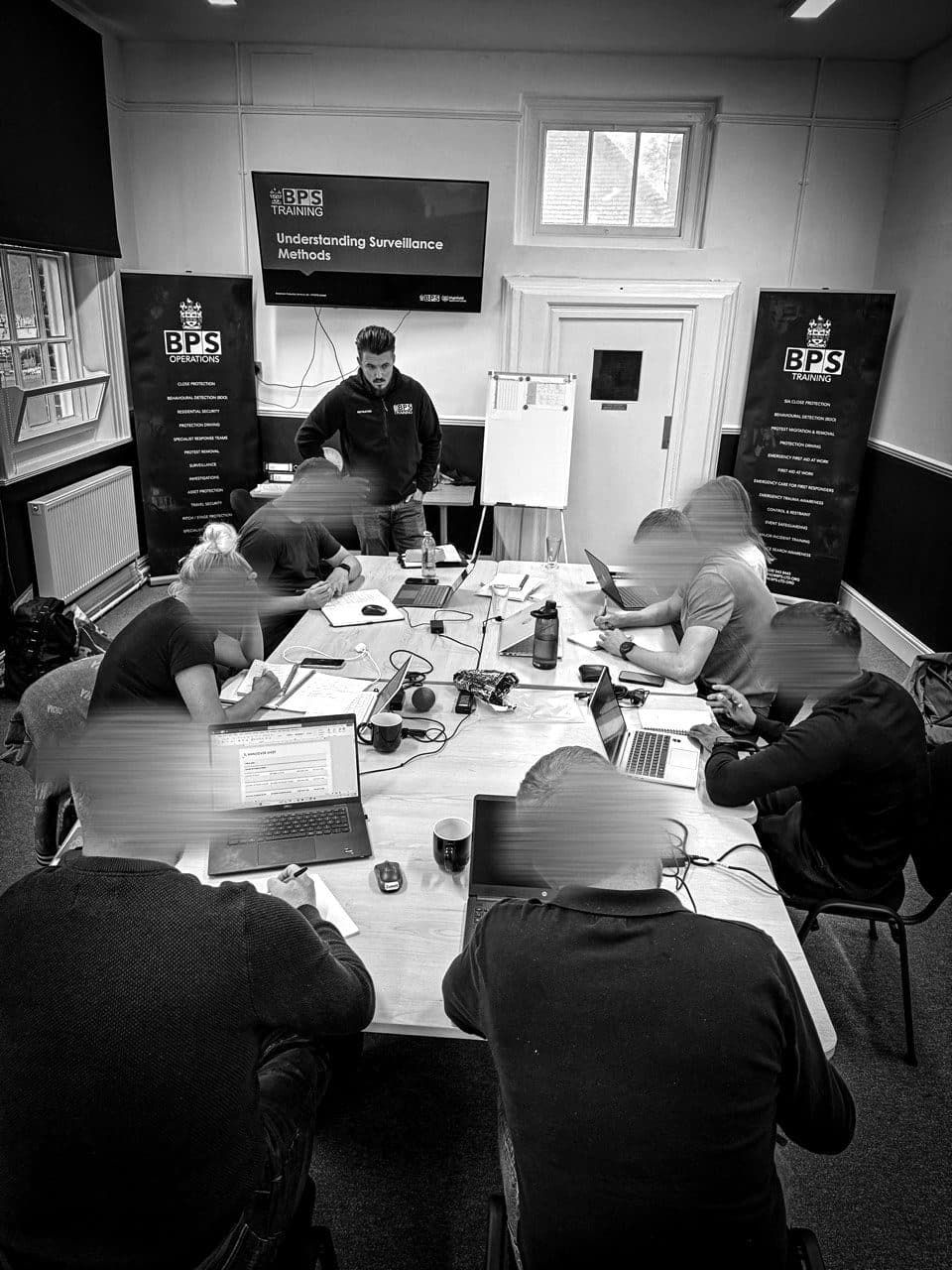 Delegates at work in a surveillance training session