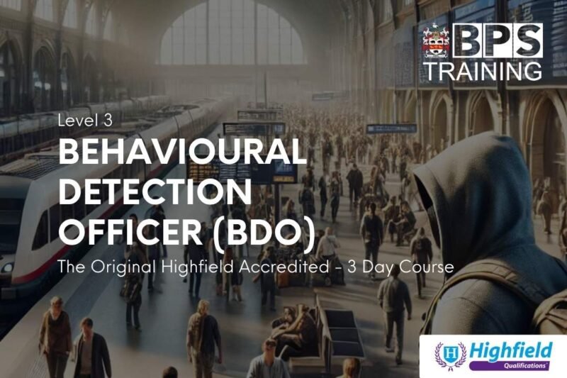 Behavioural Detection Officer (BDO) Course