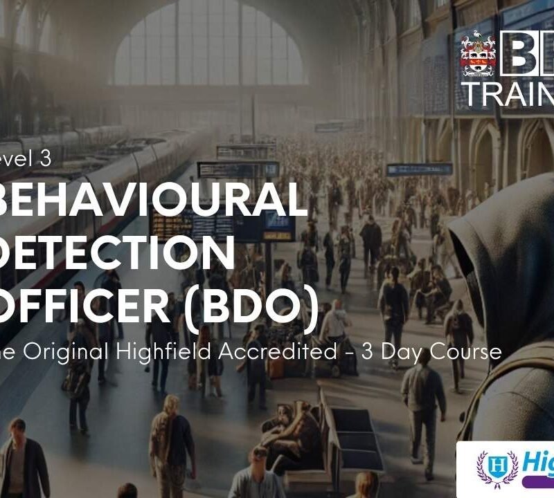 Behavioural Detection Officer (BDO) Course
